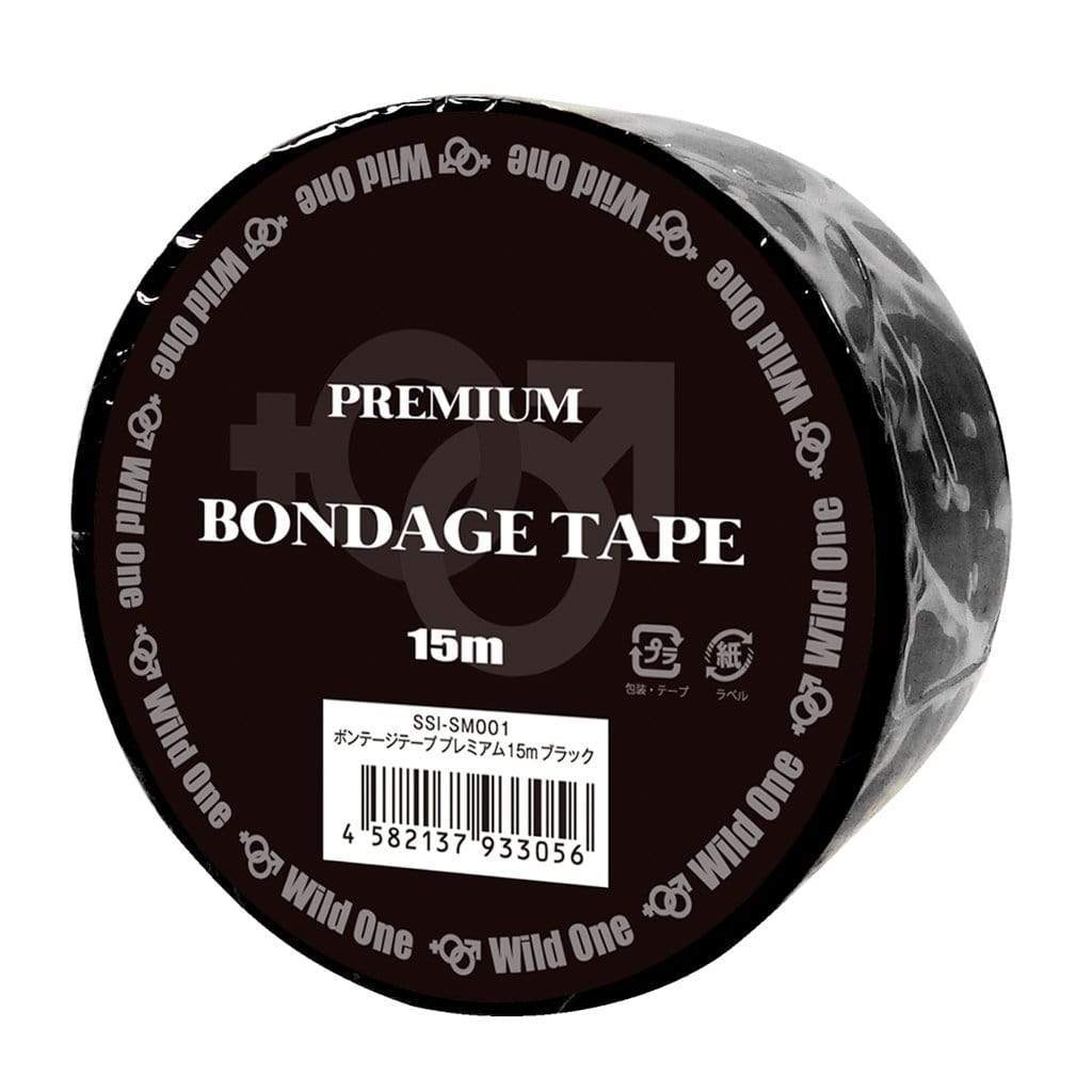 Wild One - Premium BDSM Bondage Tape 15m (Black) -  BDSM Tape  Durio.sg