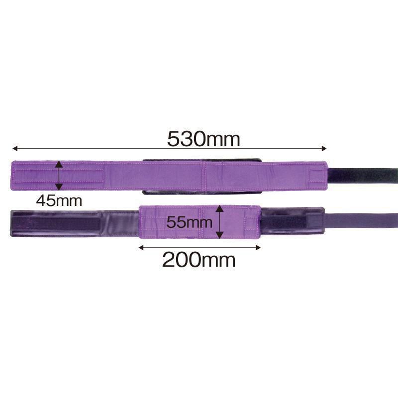 Wild One - SM Thigh Restriction Premium Restraints (Purple) -  Hand/Leg Cuffs  Durio.sg