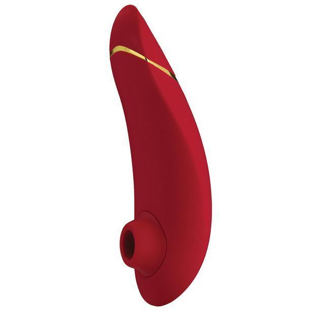 Womanizer - Premium Clit Massager (Red/Gold) -  Clit Massager (Vibration) Rechargeable  Durio.sg