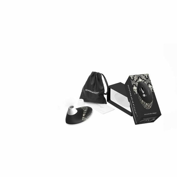 Womanizer - W500 Pro Clit Stimulator (Tattoo) -  Clit Massager (Vibration) Non Rechargeable  Durio.sg
