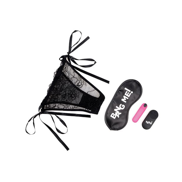 XR - Bang Power Panty Vibrator with Blindfold Kit (Pink) -  Panties Massager Remote Control (Vibration) Rechargeable  Durio.sg