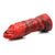 XR - Creature Cocks Fire Dragon Scaly Silicone Dildo (Red) -  Non Realistic Dildo with suction cup (Non Vibration)  Durio.sg