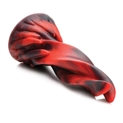 XR - Creature Cocks Hell Kiss Twisted Tongues Silicone Dildo (Red) -  Non Realistic Dildo with suction cup (Non Vibration)  Durio.sg