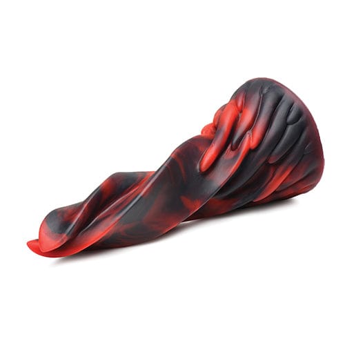 XR - Creature Cocks Hell Kiss Twisted Tongues Silicone Dildo (Red) -  Non Realistic Dildo with suction cup (Non Vibration)  Durio.sg