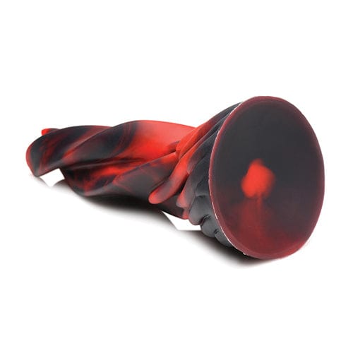 XR - Creature Cocks Hell Kiss Twisted Tongues Silicone Dildo (Red) -  Non Realistic Dildo with suction cup (Non Vibration)  Durio.sg