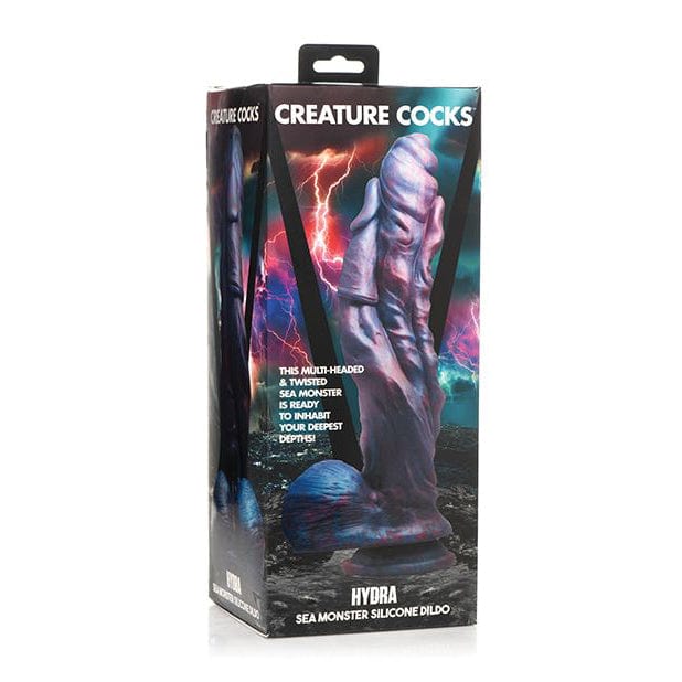 XR - Creature Cocks Hydra Sea Monster Silicone Dildo (Purple) -  Non Realistic Dildo with suction cup (Non Vibration)  Durio.sg