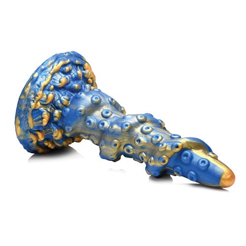 XR - Creature Cocks Lord Kraken Tentacled Silicone Dildo (Blue) -  Non Realistic Dildo with suction cup (Non Vibration)  Durio.sg
