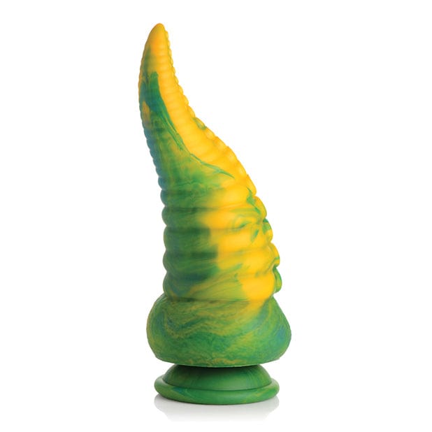 XR - Creature Cocks Monstropus Tentacled Monster Silicone Dildo (Green/Yellow) -  Non Realistic Dildo with suction cup (Non Vibration)  Durio.sg