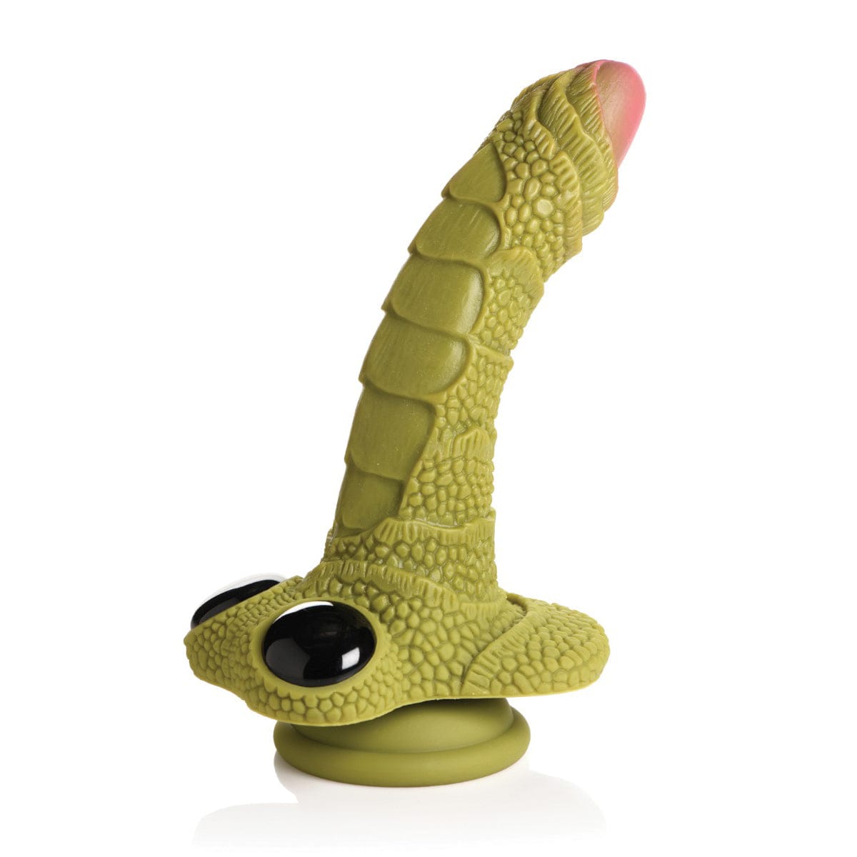 XR - Creature Cocks Swamp Monster Scaly Silicone Dildo (Green) -  Non Realistic Dildo with suction cup (Non Vibration)  Durio.sg