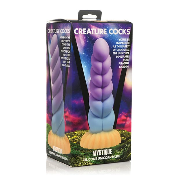 XR - Creature Cocks Unicorn Silicone Dildo (Multi Colour) -  Non Realistic Dildo with suction cup (Non Vibration)  Durio.sg