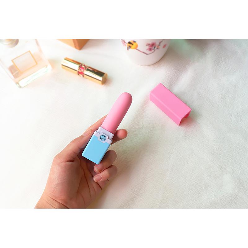 XXD - Lipstick Discreet Clitoris Vibrator (Pink) -  Bullet (Vibration) Rechargeable  Durio.sg