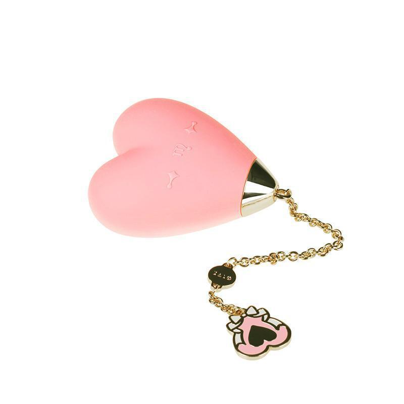 Zalo - Lolita Baby Heart Clit Massager (Strawberry Pink) -  Clit Massager (Vibration) Rechargeable  Durio.sg