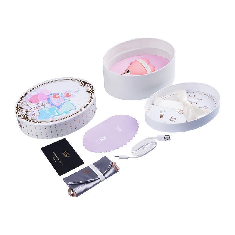 Zalo - Lolita Baby Heart Clit Massager (Strawberry Pink) -  Clit Massager (Vibration) Rechargeable  Durio.sg