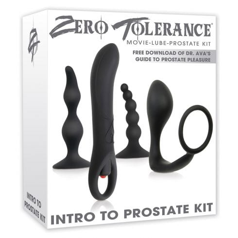 Zero Tolerance - Intro to Prostate Anal Kit (Black) -  Anal Kit (Vibration) Non Rechargeable  Durio.sg