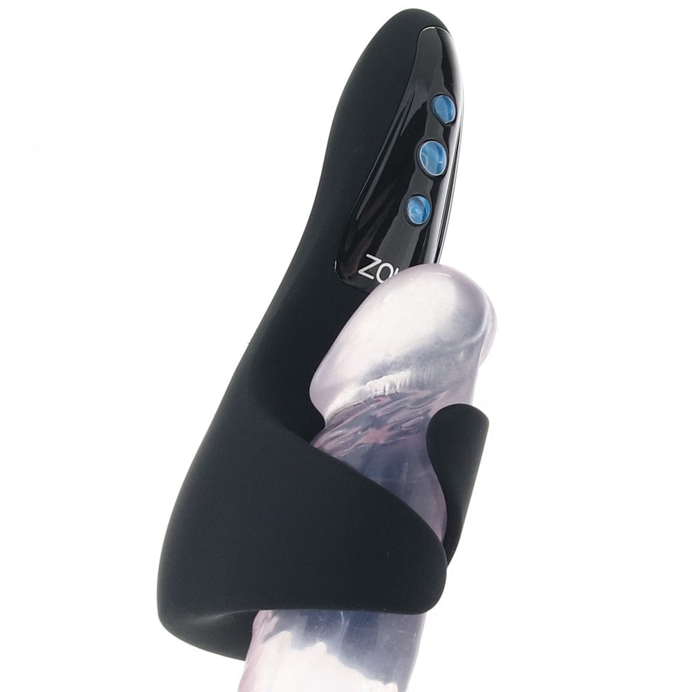 Zolo - Edgemaster Squeezable Vibrating Masturbator (Black) -  Masturbator Soft Stroker (Vibration) Rechargeable  Durio.sg