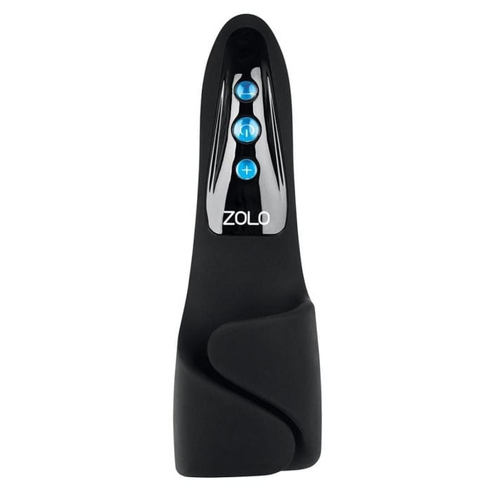 Zolo - Edgemaster Squeezable Vibrating Masturbator (Black) -  Masturbator Soft Stroker (Vibration) Rechargeable  Durio.sg