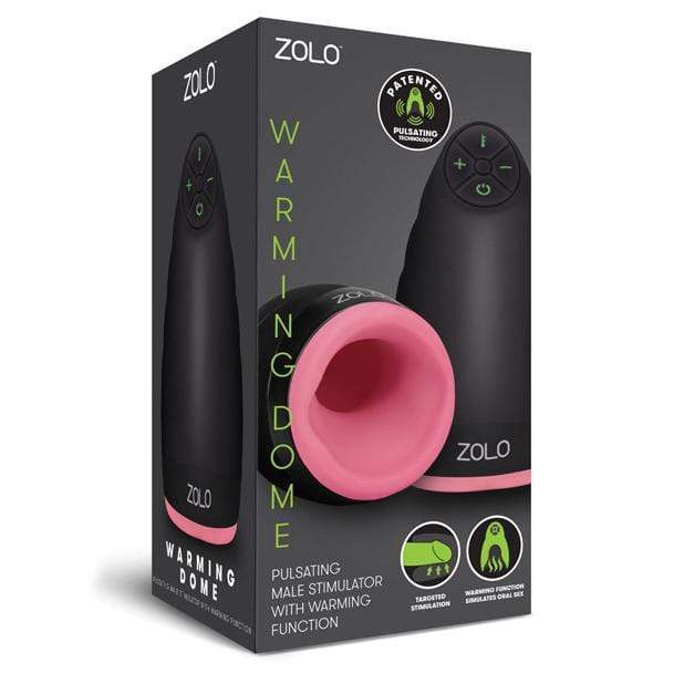 Zolo - Pulsating Warming Dome Male Stimulator Masturbator (Black) -  Masturbator Soft Stroker (Vibration) Rechargeable  Durio.sg