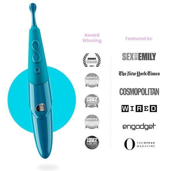 Zumio - I Spirotip Vibrator Clit Massager (Blue) -  Clit Massager (Vibration) Rechargeable  Durio.sg