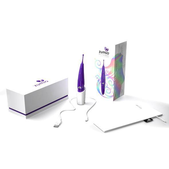 Zumio - Spirotip Clit Vibrator (Purple) -  Clit Massager (Vibration) Rechargeable  Durio.sg