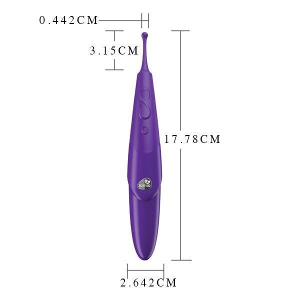 Zumio - Spirotip Clit Vibrator (Purple) -  Clit Massager (Vibration) Rechargeable  Durio.sg