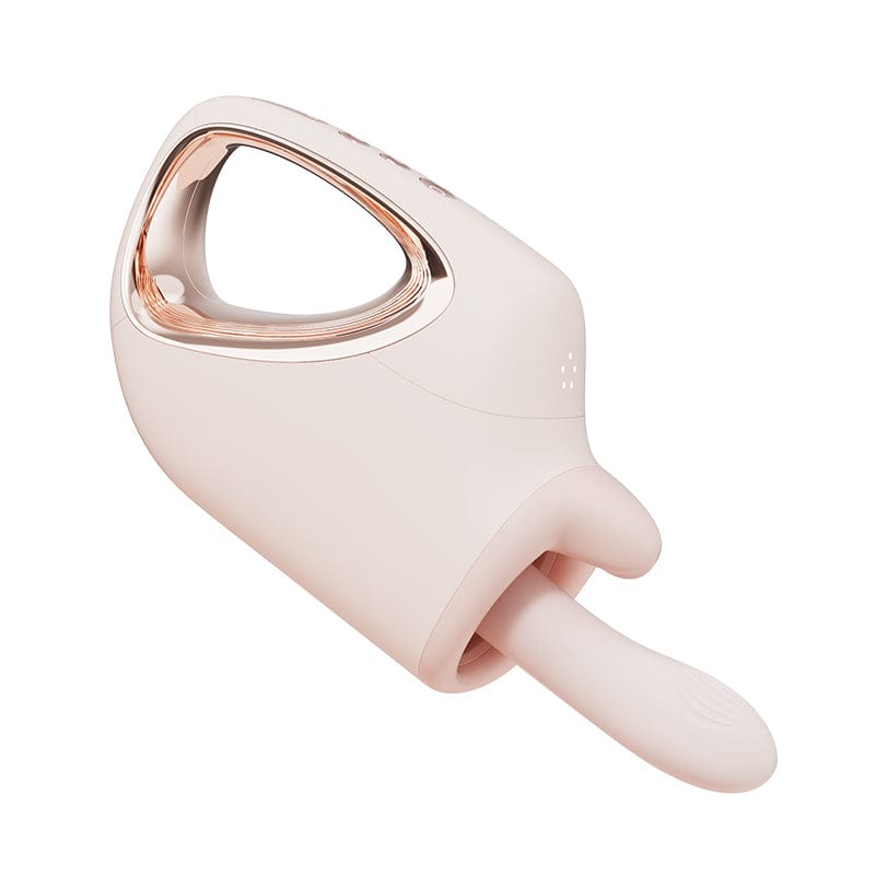 AK - G1 AI App-Controlled Thrusting Heating Vibrator (Pink) AK1012 Durio.sg