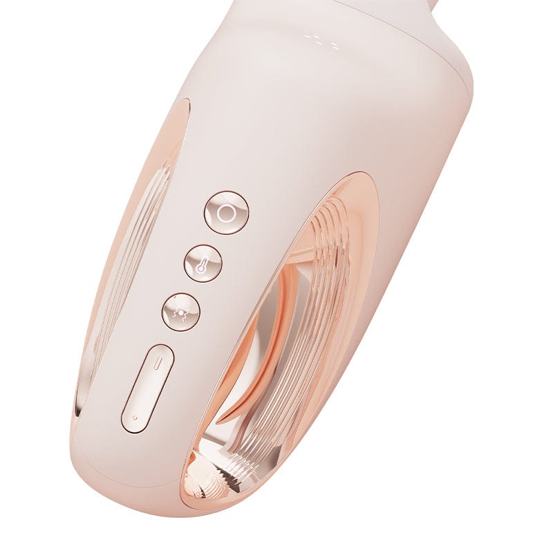 AK - G1 AI App-Controlled Thrusting Heating Vibrator (Pink) AK1012 Durio.sg