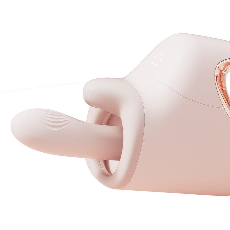 AK - G1 AI App-Controlled Thrusting Heating Vibrator (Pink) AK1012 Durio.sg