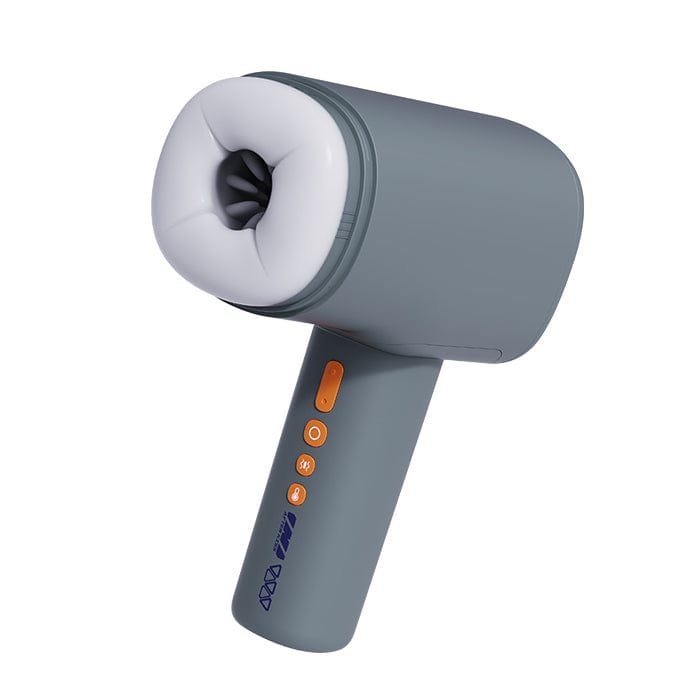 AK - S1 AI Thrusting Vibrating Heating Stroker Masturbator (Grey) AK1011 Durio.sg