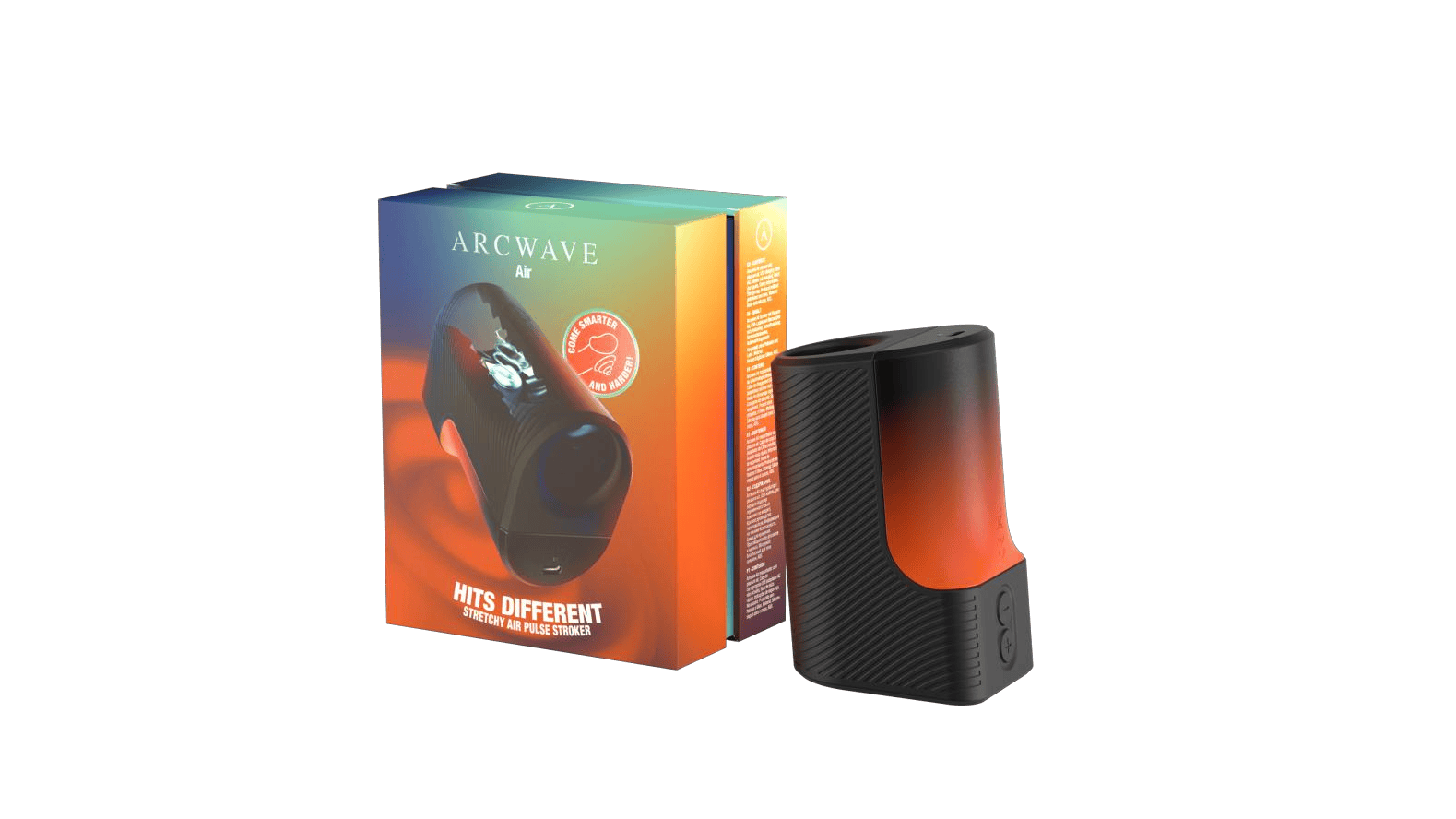 Arcwave - Air Pleasure Air Stroker Masturbator (Black) AWLL1SG9 Durio.sg