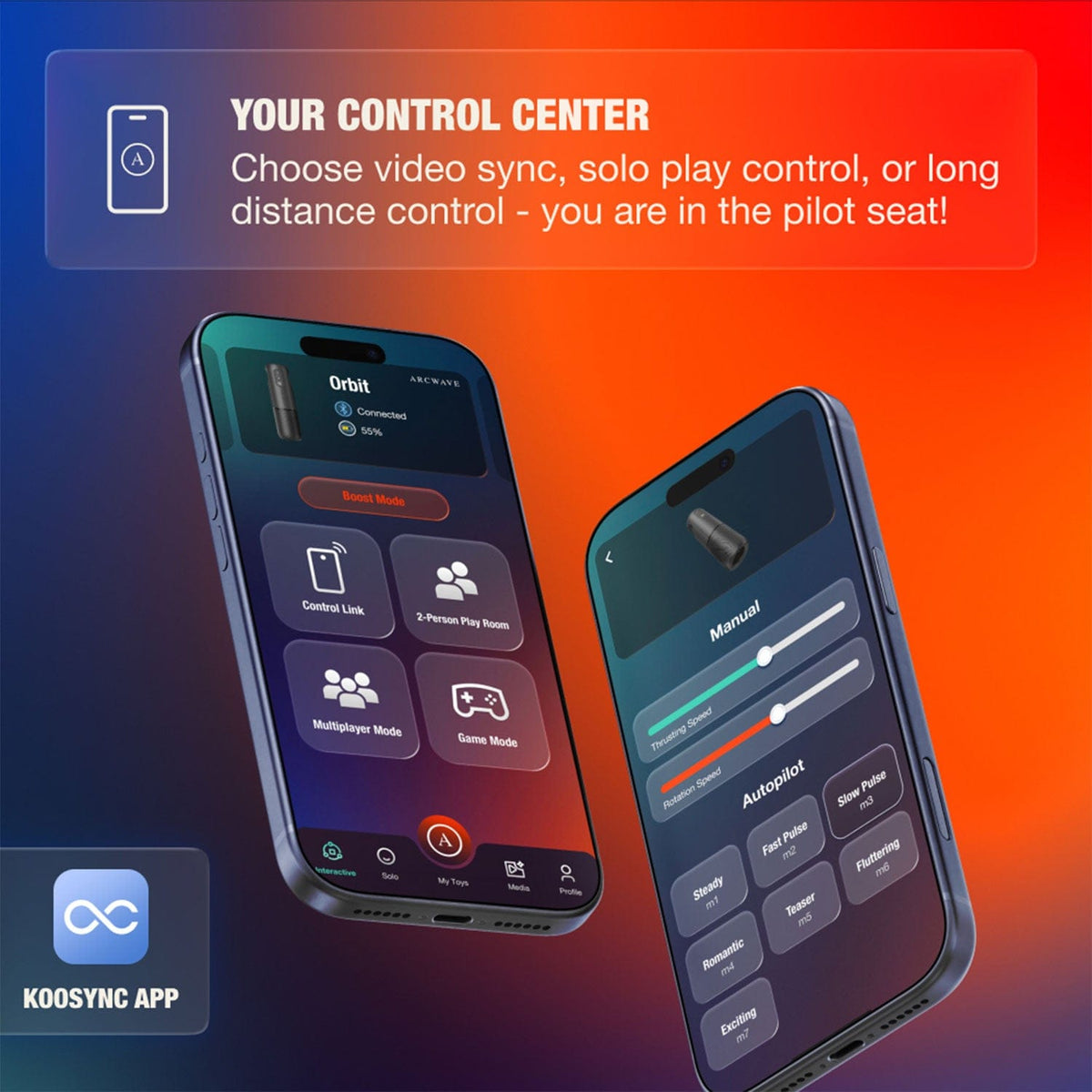 Arcwave - Orbit App-Controlled Rotating Stroker Masturbator (Black) AW1020 Durio.sg