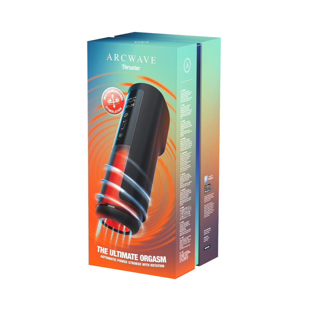 Arcwave - Thruster App Controlled Thrusting and Rotating Stroker Masturbator AW1019 Durio.sg