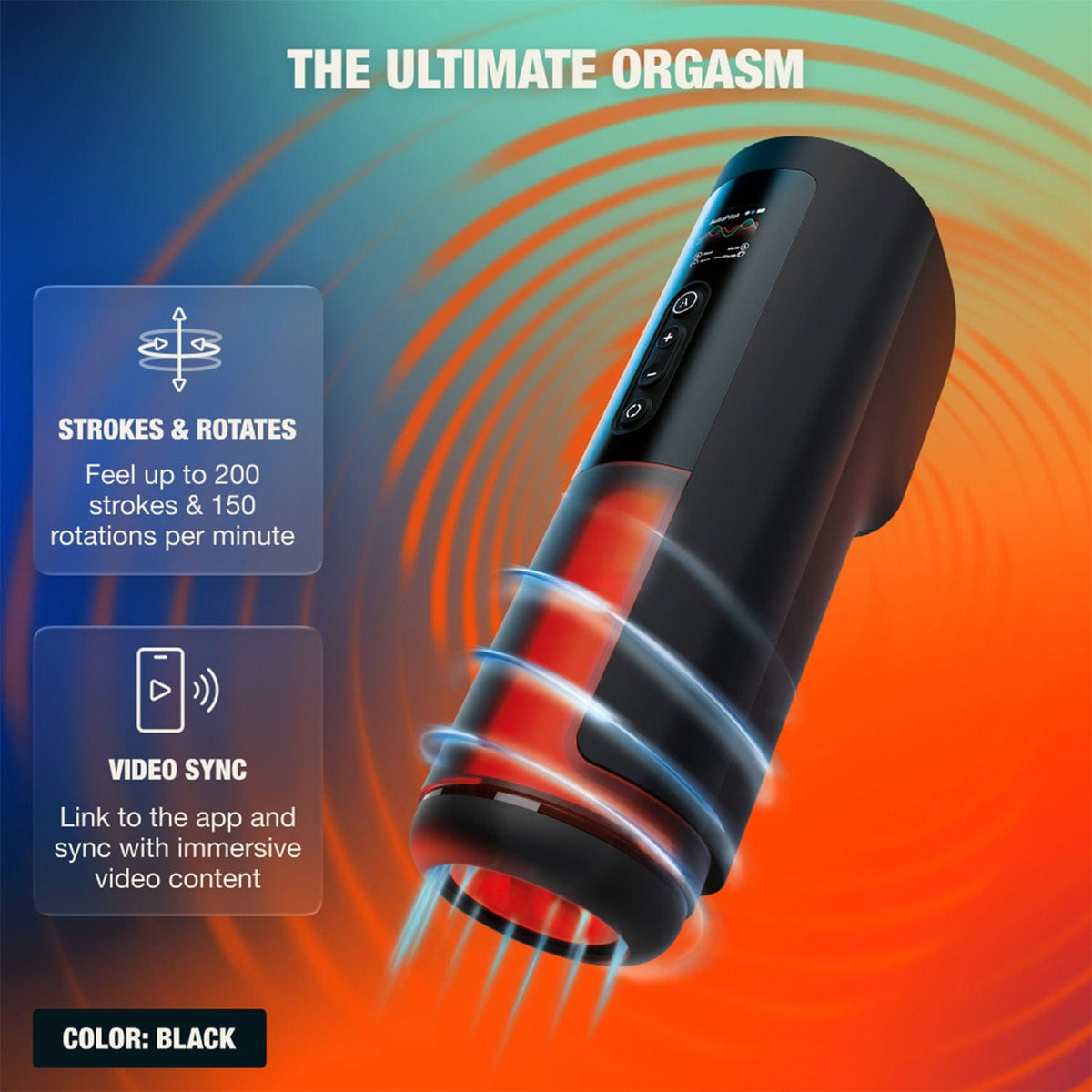Arcwave - Thruster App Controlled Thrusting and Rotating Stroker Masturbator AW1019 Durio.sg