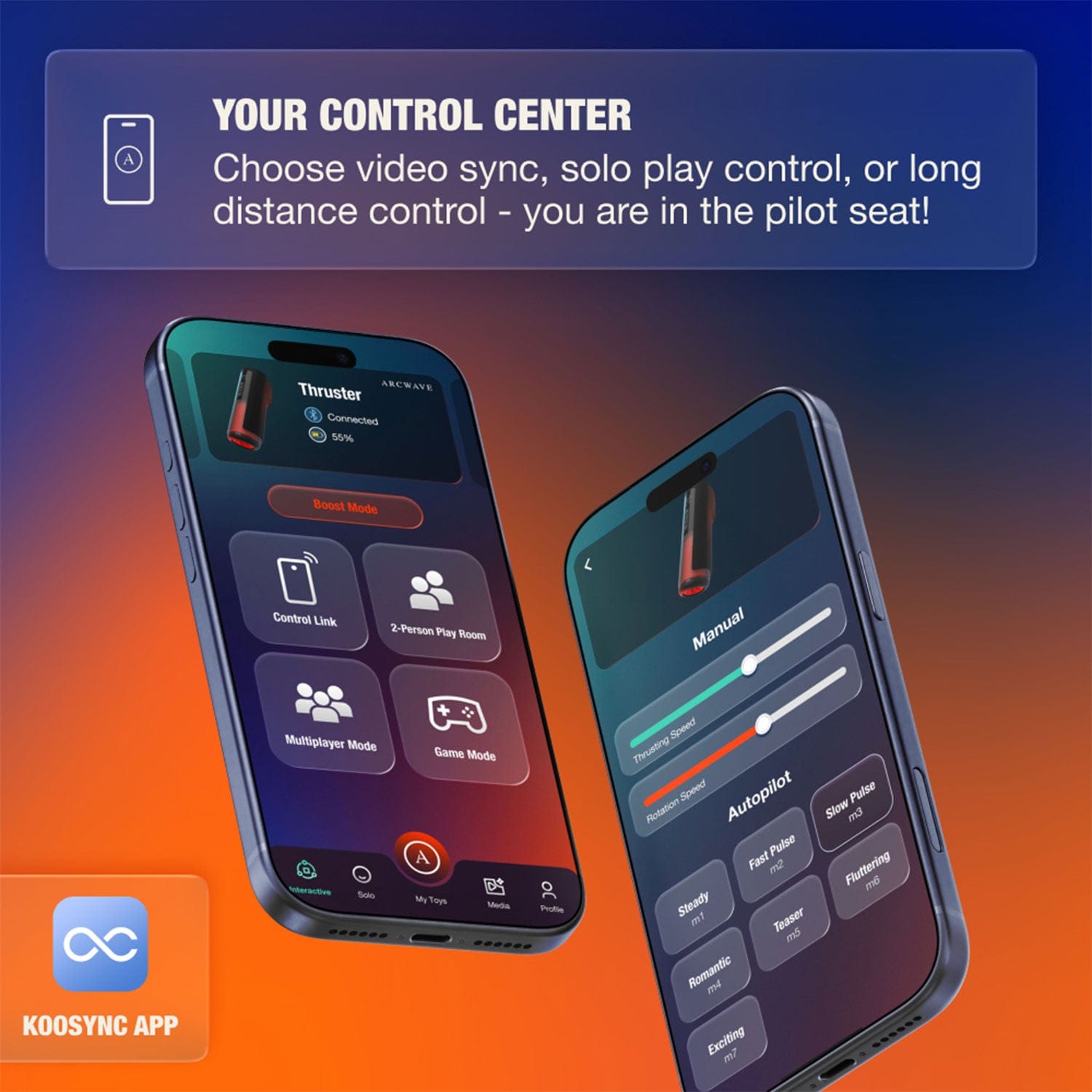 Arcwave - Thruster App Controlled Thrusting and Rotating Stroker Masturbator AW1019 Durio.sg