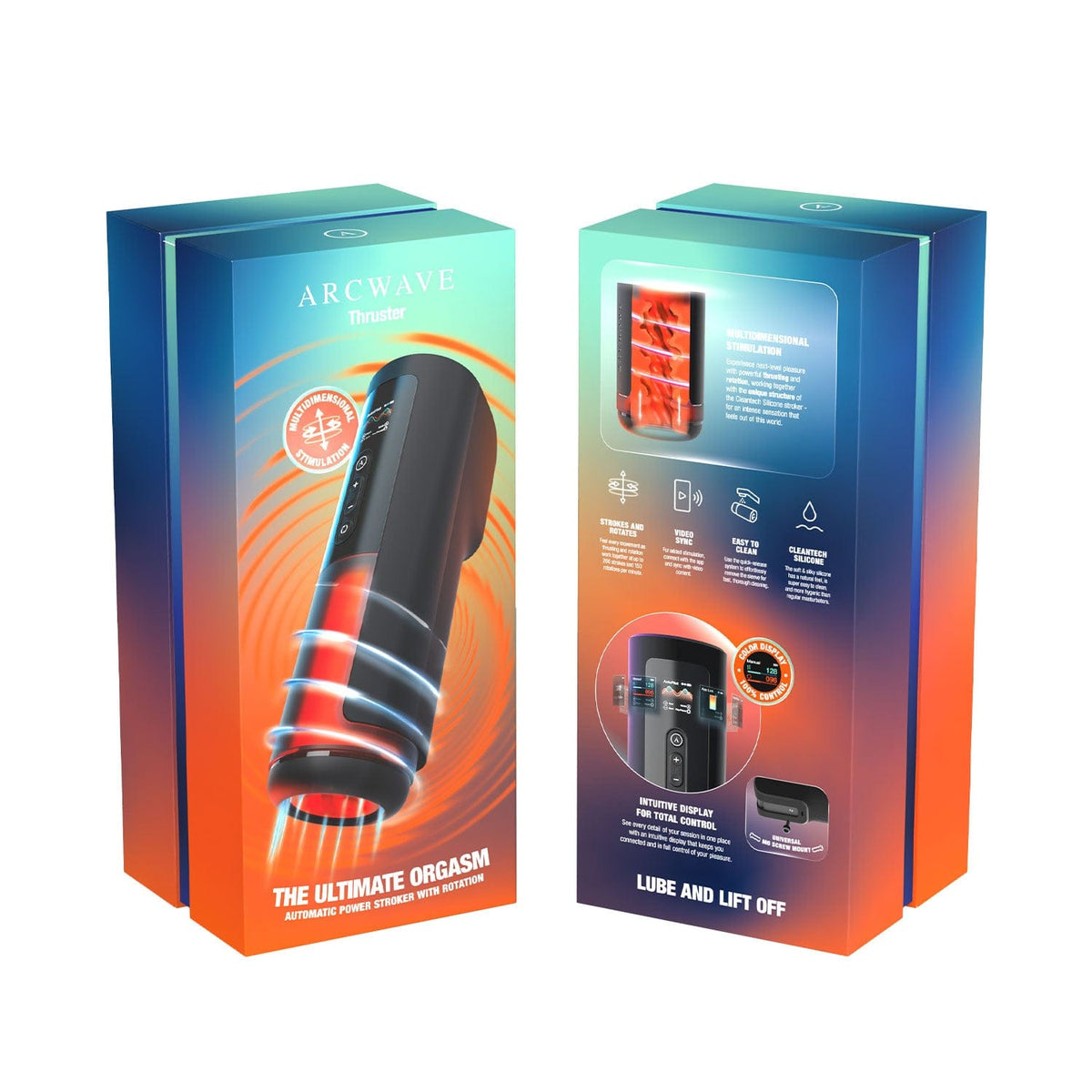 Arcwave - Thruster App Controlled Thrusting and Rotating Stroker Masturbator AW1019 Durio.sg