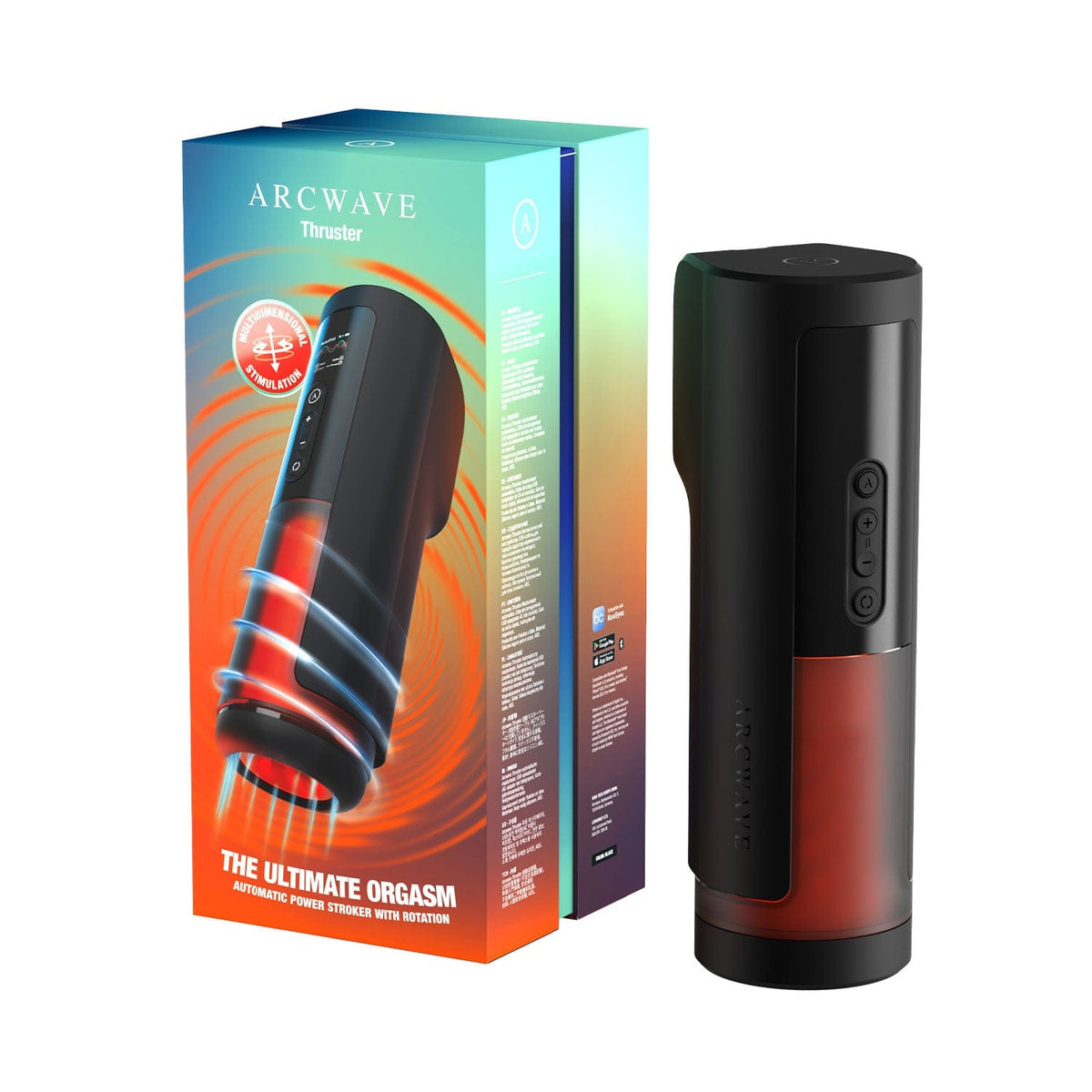 Arcwave - Thruster App Controlled Thrusting and Rotating Stroker Masturbator AW1019 Durio.sg