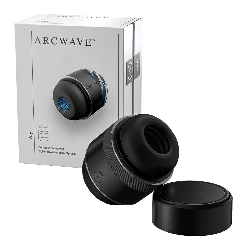 Arcwave - Voy Compact Vibrating Stroker Masturbator (Black) AW1002 Durio.sg