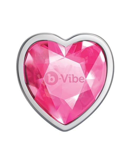 B-Vibe - Jewel Heart Metal Anal Plug Training Set (Silver) BV1025 Durio.sg