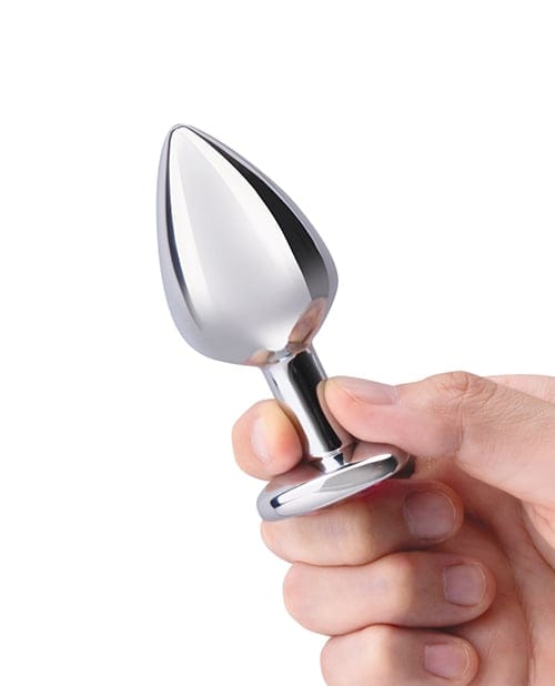 B-Vibe - Jewel Heart Metal Anal Plug Training Set (Silver) BV1025 Durio.sg