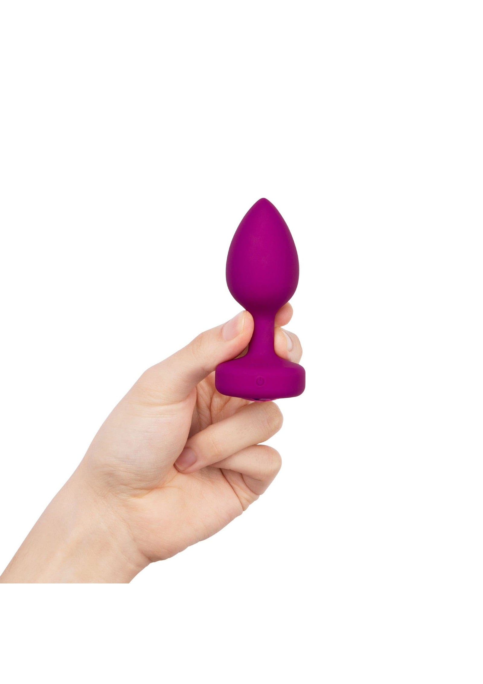 B-Vibe - Rechargeable Vibrating Jewel Anal Plug S/M (Pink) BV1026 Durio.sg