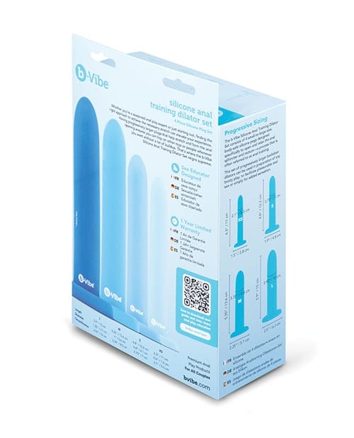 B-Vibe - Silicone Anal Training Dilator Set 4-Piece BV1024 Durio.sg