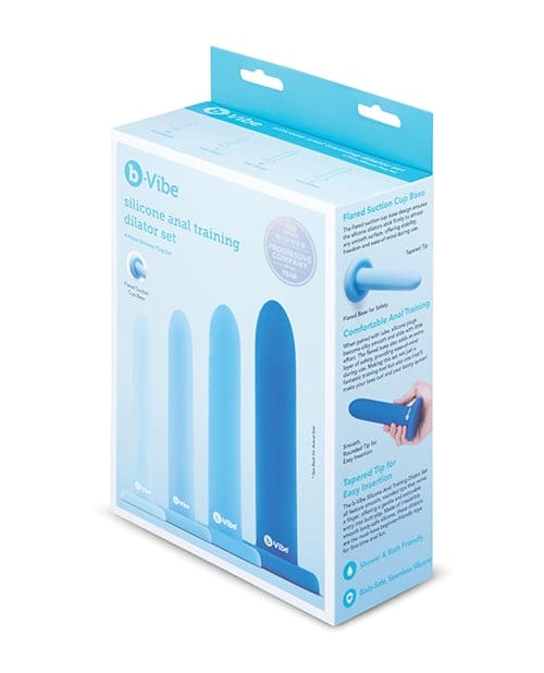 B-Vibe - Silicone Anal Training Dilator Set 4-Piece BV1024 Durio.sg