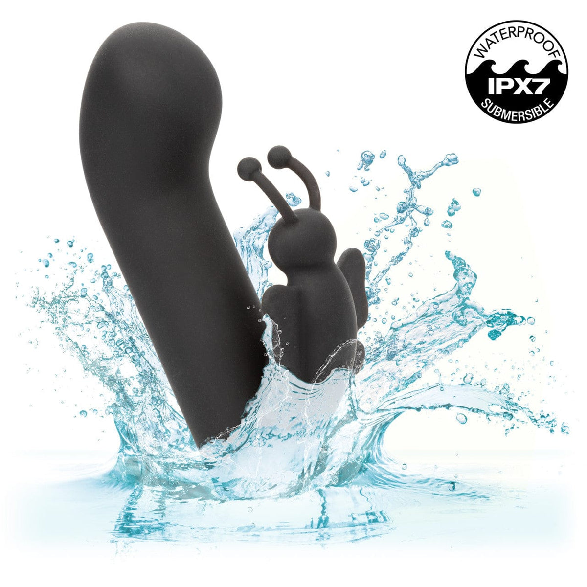 CalExotics - Raven Butterfly Rechargeable Mini Dual Vibrator (Black) CE2192 Durio.sg