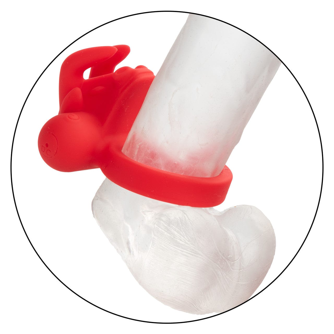 CalExotics - Rechargeable Matador Triple-Stimulation Cock Ring (Red) CE2199 Durio.sg