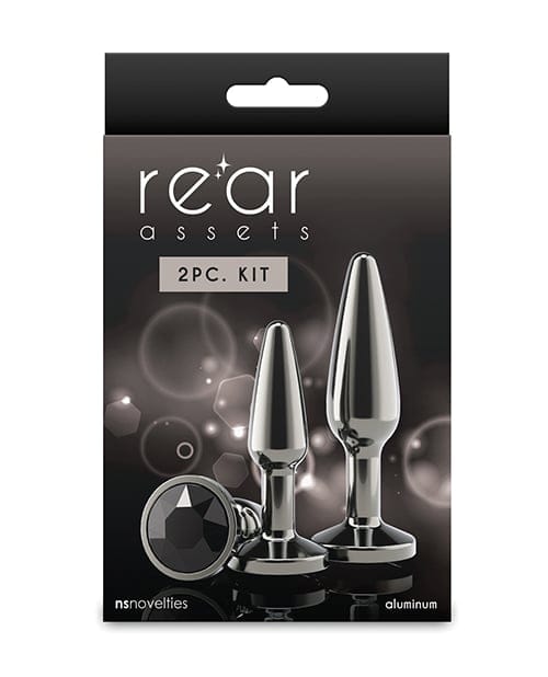 NS Novelties - Rear Assets Gunmetal Aluminium Anal Trainer Kit NS1179 Durio.sg