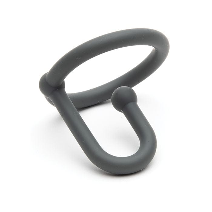 665 - Sport Fucker Cum Stopper Silicone Glans Ring and Flexible Probe (Grey) SF1008 Durio.sg