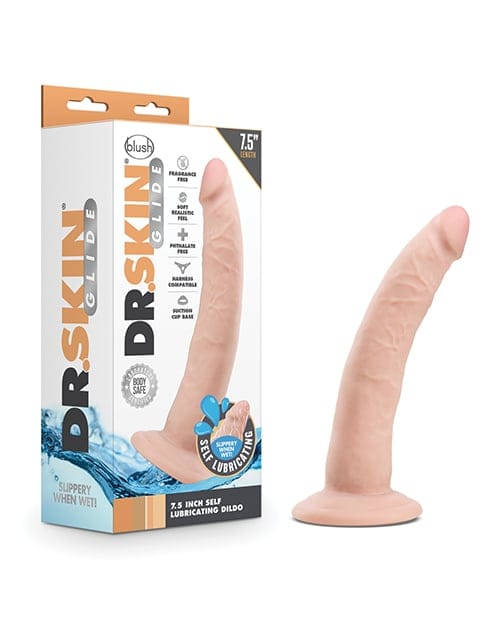 Blush Novelties - Dr Skin Glide Self Lubricating Suction Cup Dildo Durio.sg