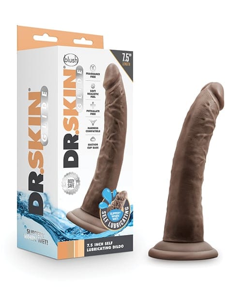 Blush Novelties - Dr Skin Glide Self Lubricating Suction Cup Dildo Durio.sg