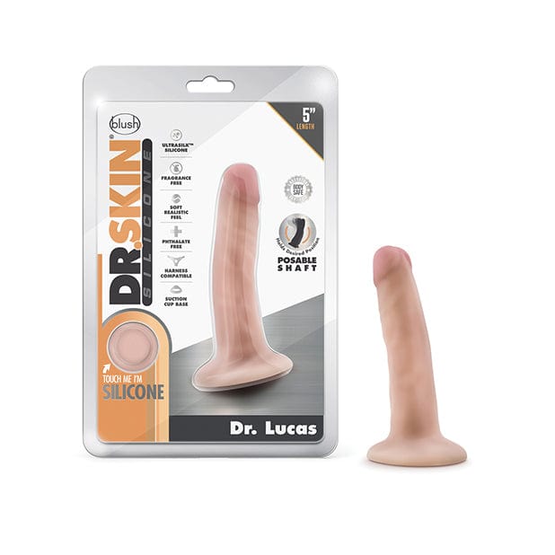 Blush Novelties - Dr Skin Silicone Dr Lucas Realistic Dildo 5.5" (Beige) BN1160 Durio.sg