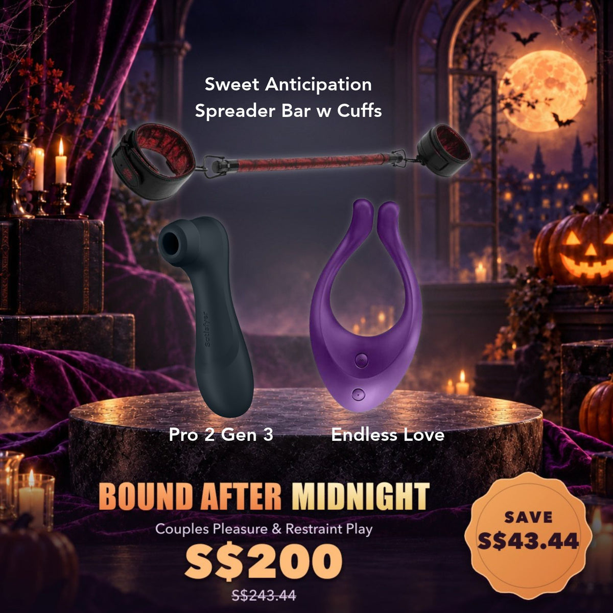 Bound After Midnight — Couples Pleasure &amp; Restraint Play