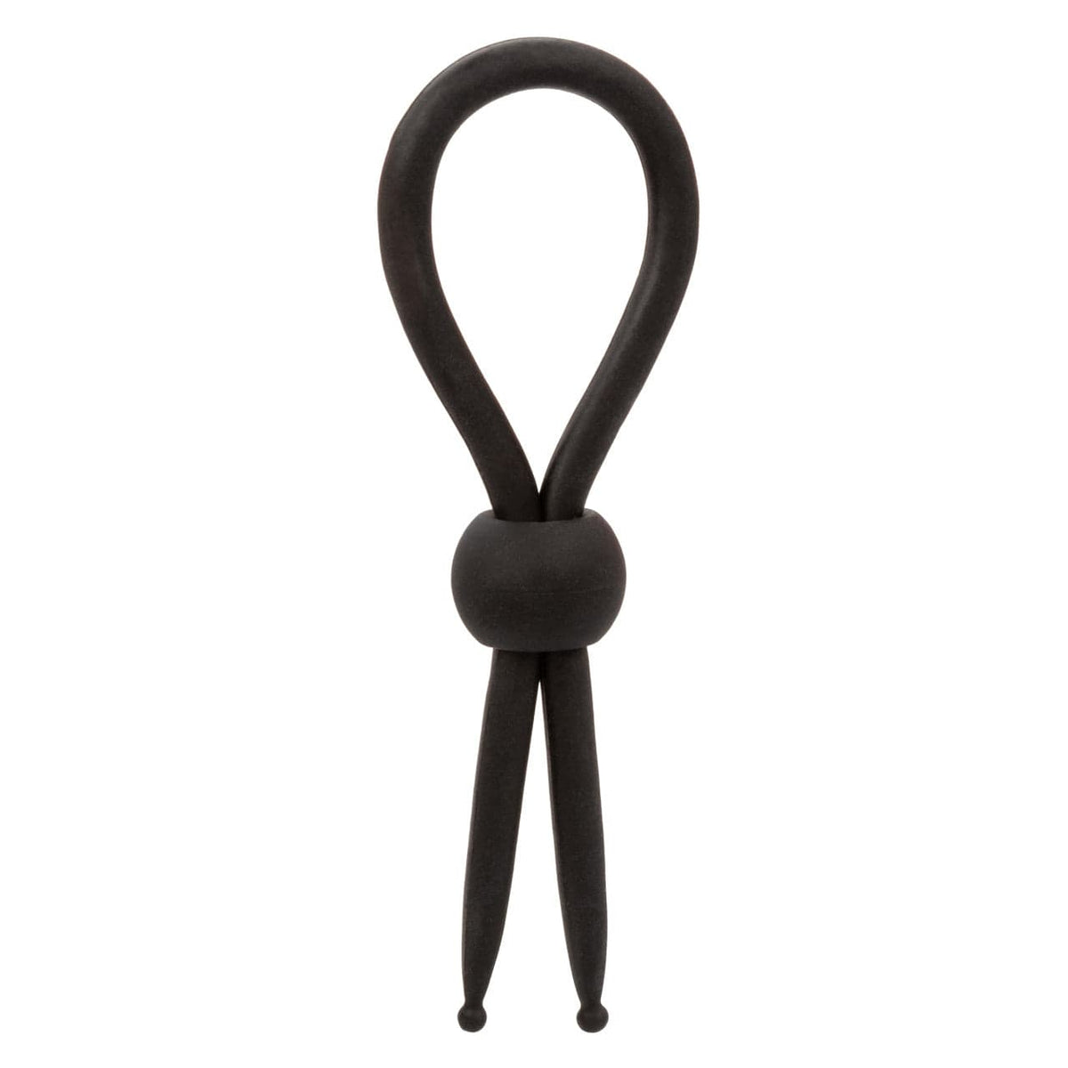 CalExotics - Alpha Liquid Silicone Adjustable Lasso Cock Ring (Black) CE2181 Durio.sg
